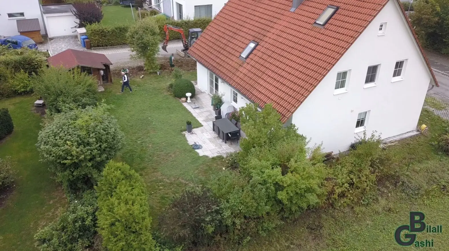 Gartenanlage im Landkreis Kelheim – vorher